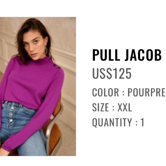 Sweaters - Sézane Purple Sweater